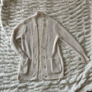 Cream Cardigan Sweater